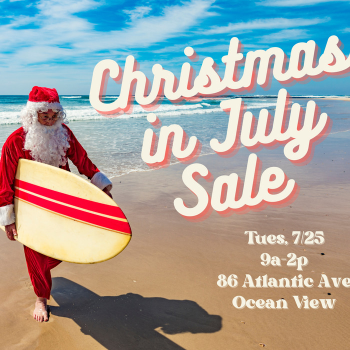 Christmas in July Sale at the Beach