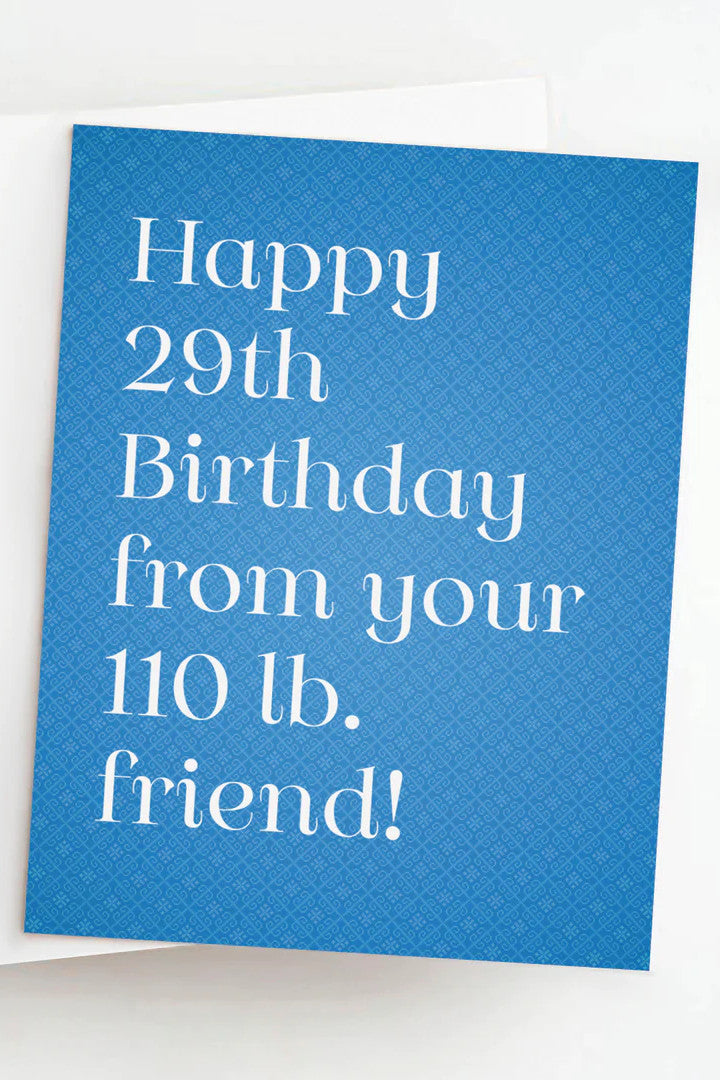 110lb Friend Card