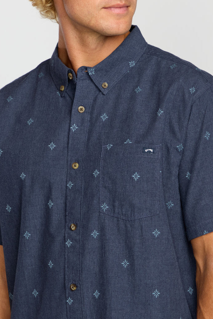 All Day Jacquard 3 S/S Woven