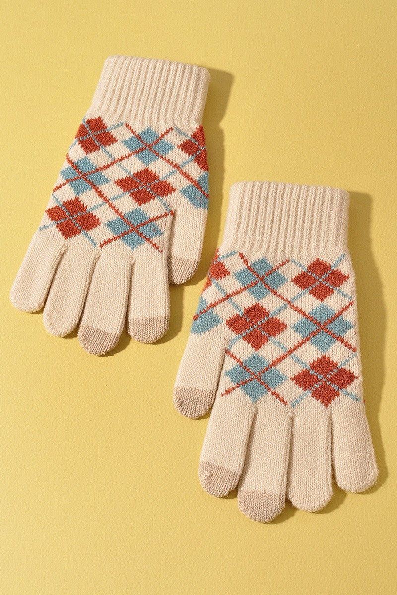 Argyle Gloves