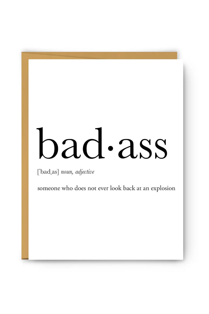 Badass Definition Card