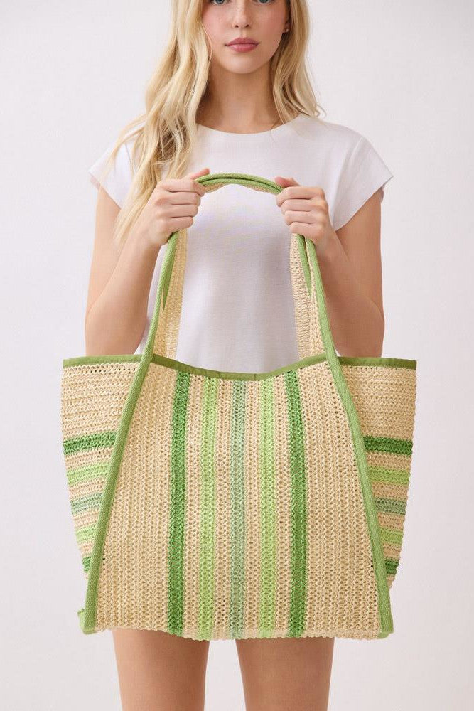 Baja Stripes Beach Tote
