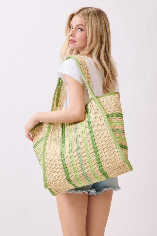 Baja Stripes Beach Tote