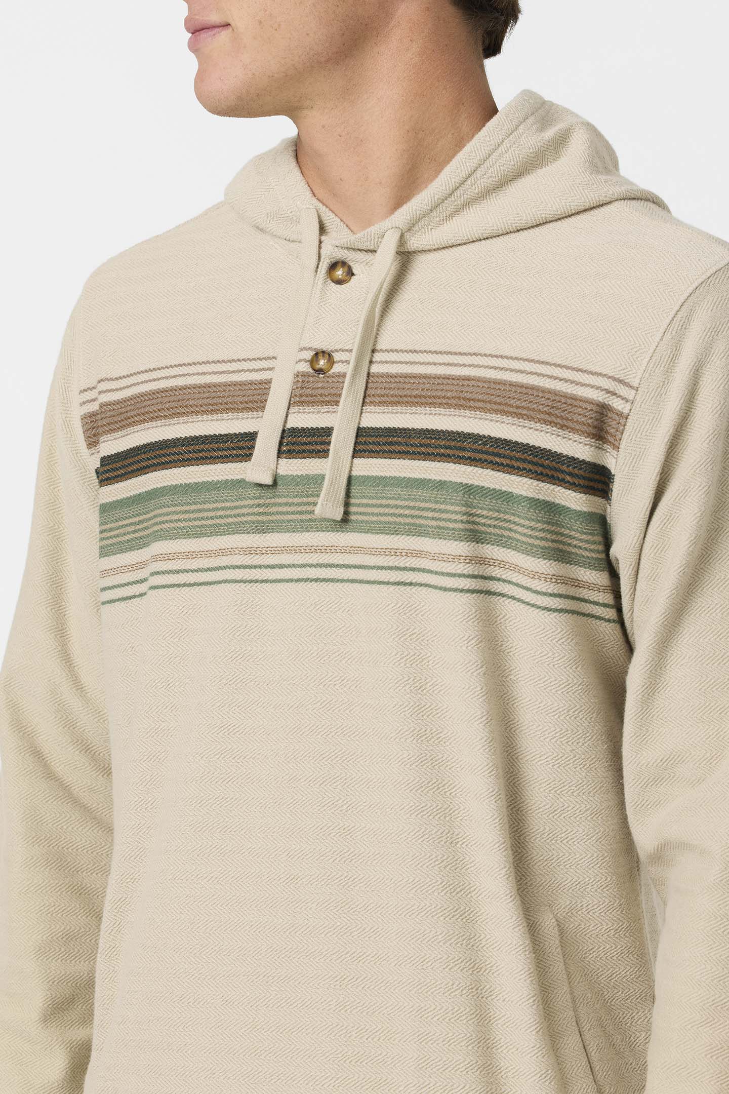 Bavaro Block Striped Poncho