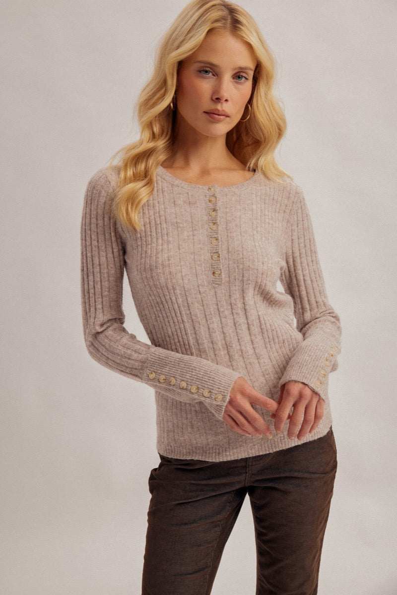 Buttons Henley Top