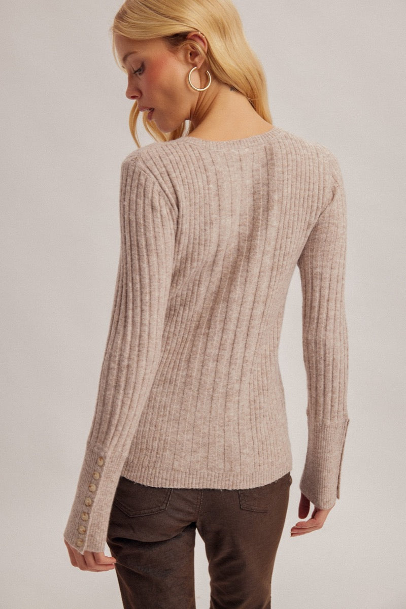 Buttons Henley Top