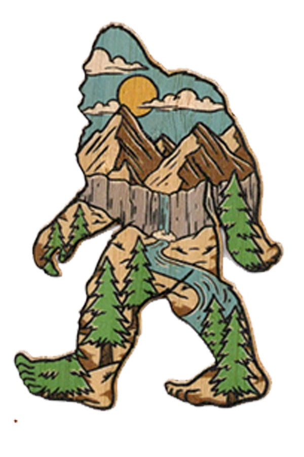 Big Foot Bamboo Sticker