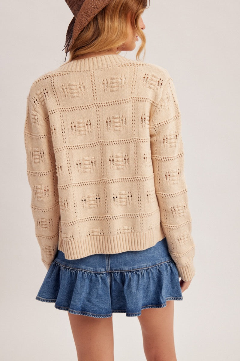 Checker Block Sweater