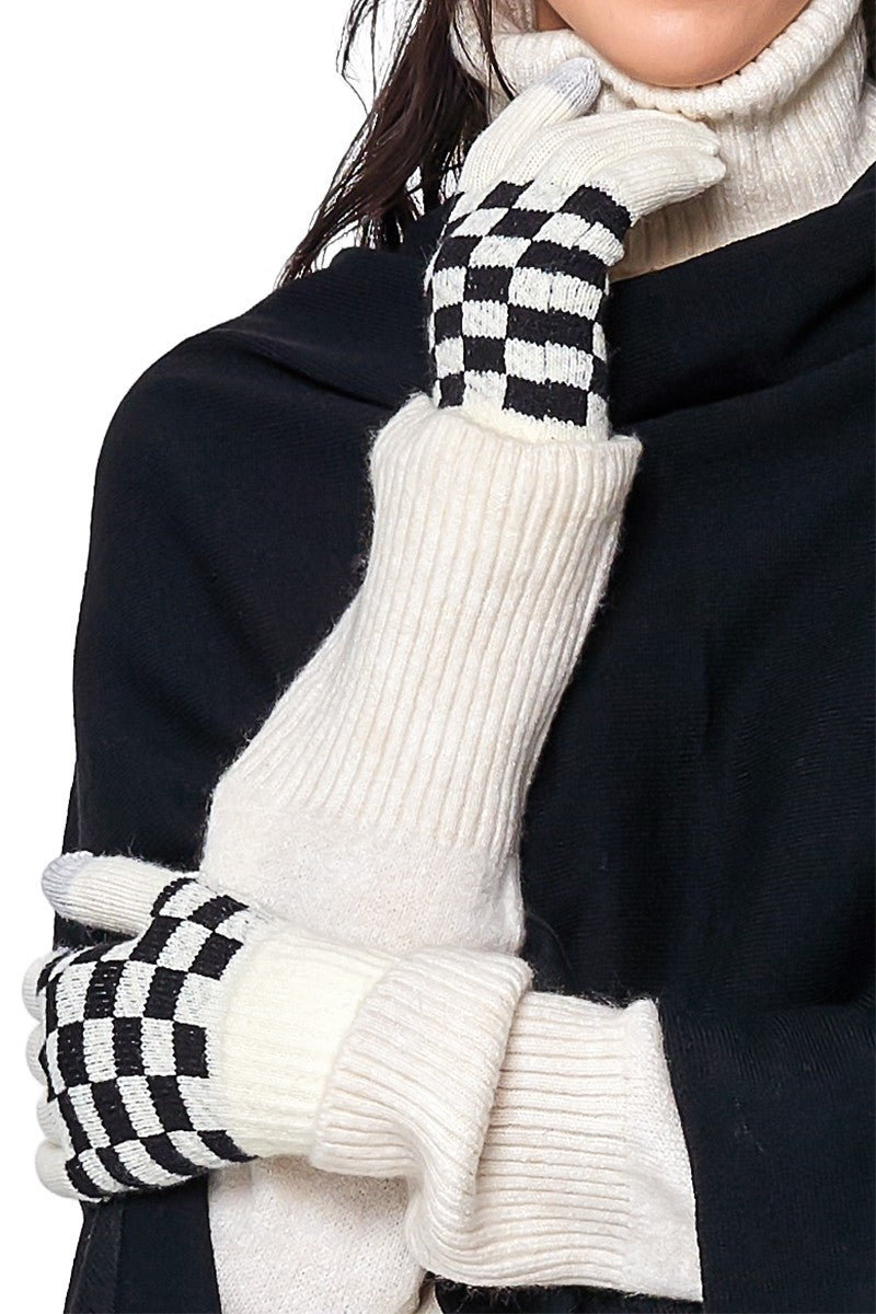 Checkered Gloves