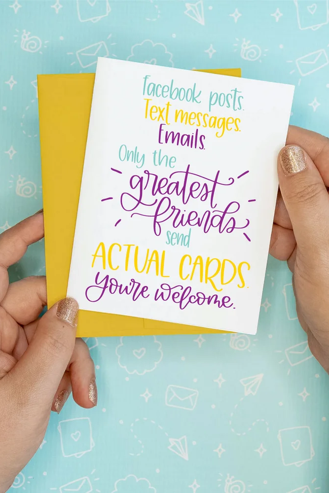 Actual Cards Card