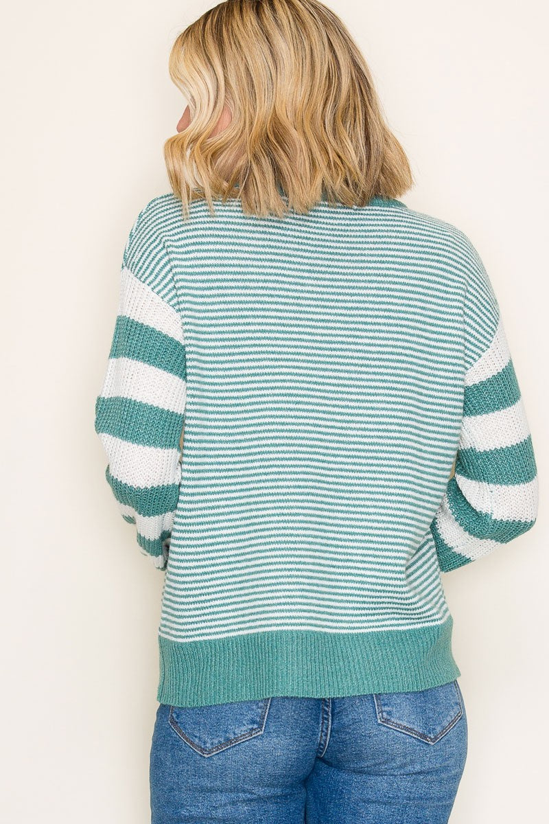 Color Band Sweater