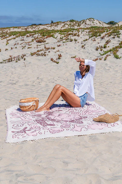 Sandcloud Coral Turtle XL Towel