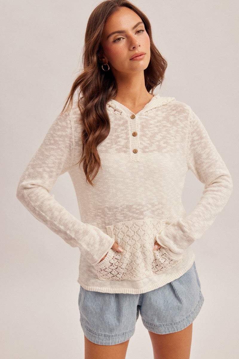 Crochet Henley Top