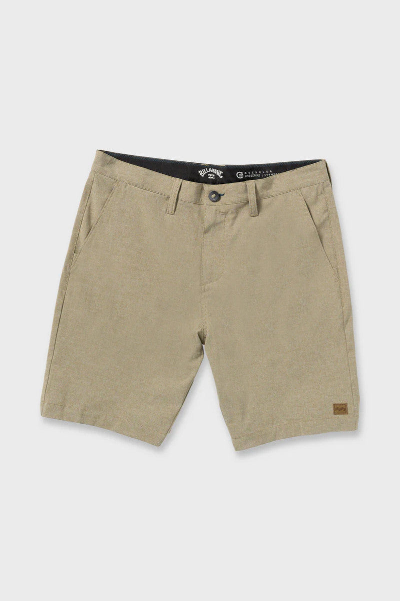 Beige shorts on a white background