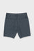 Navy shorts on a light gray background