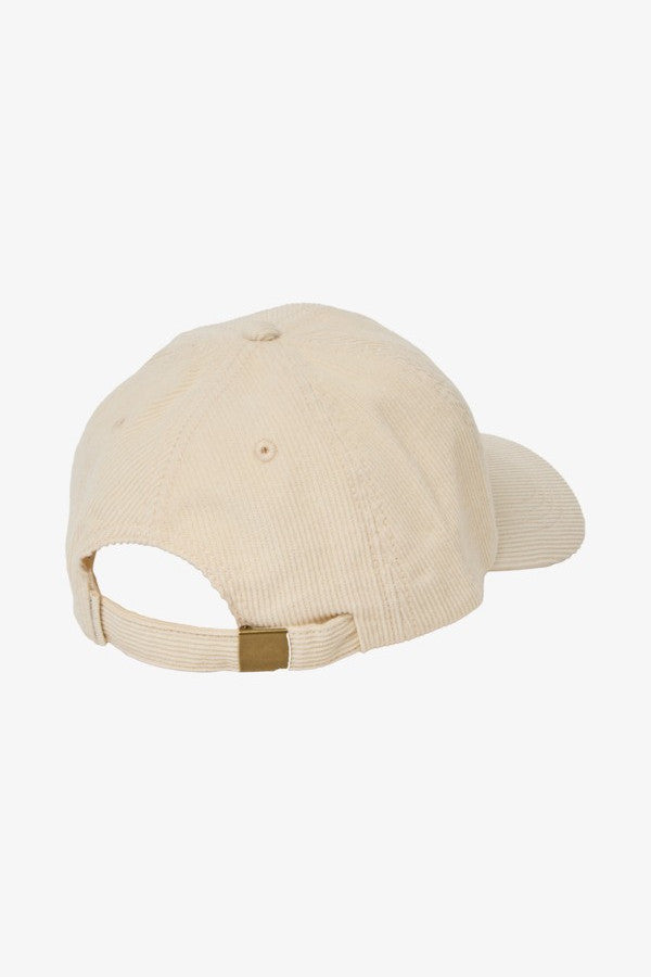 Beige baseball cap on a white background