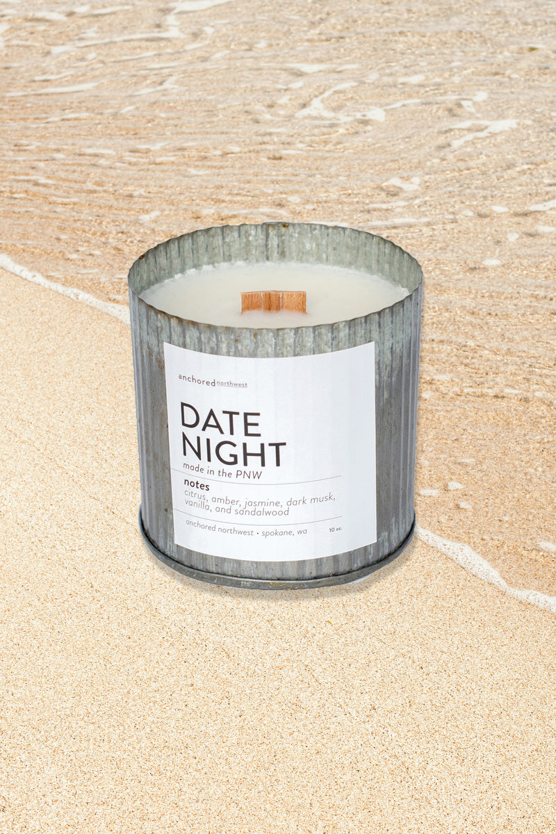 Date Night Rustic Candle