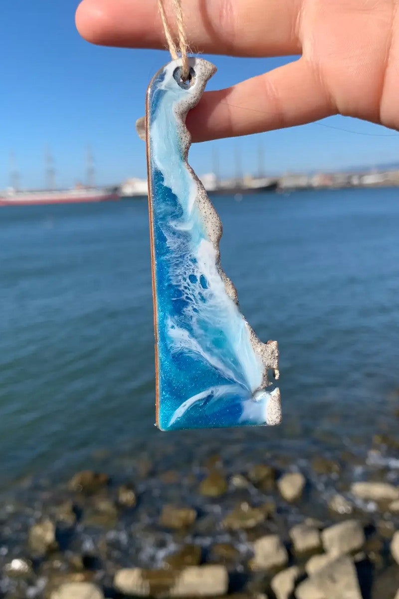 Delaware Ocean Ornament