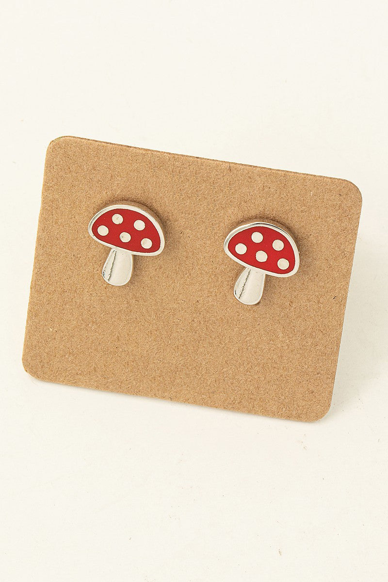Mushroom Earrings