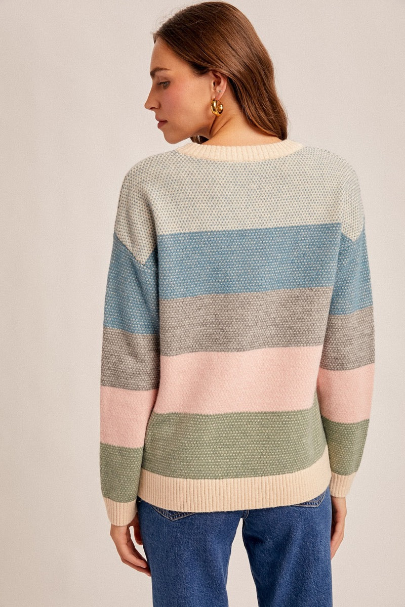 Fiona Colorblock Sweater