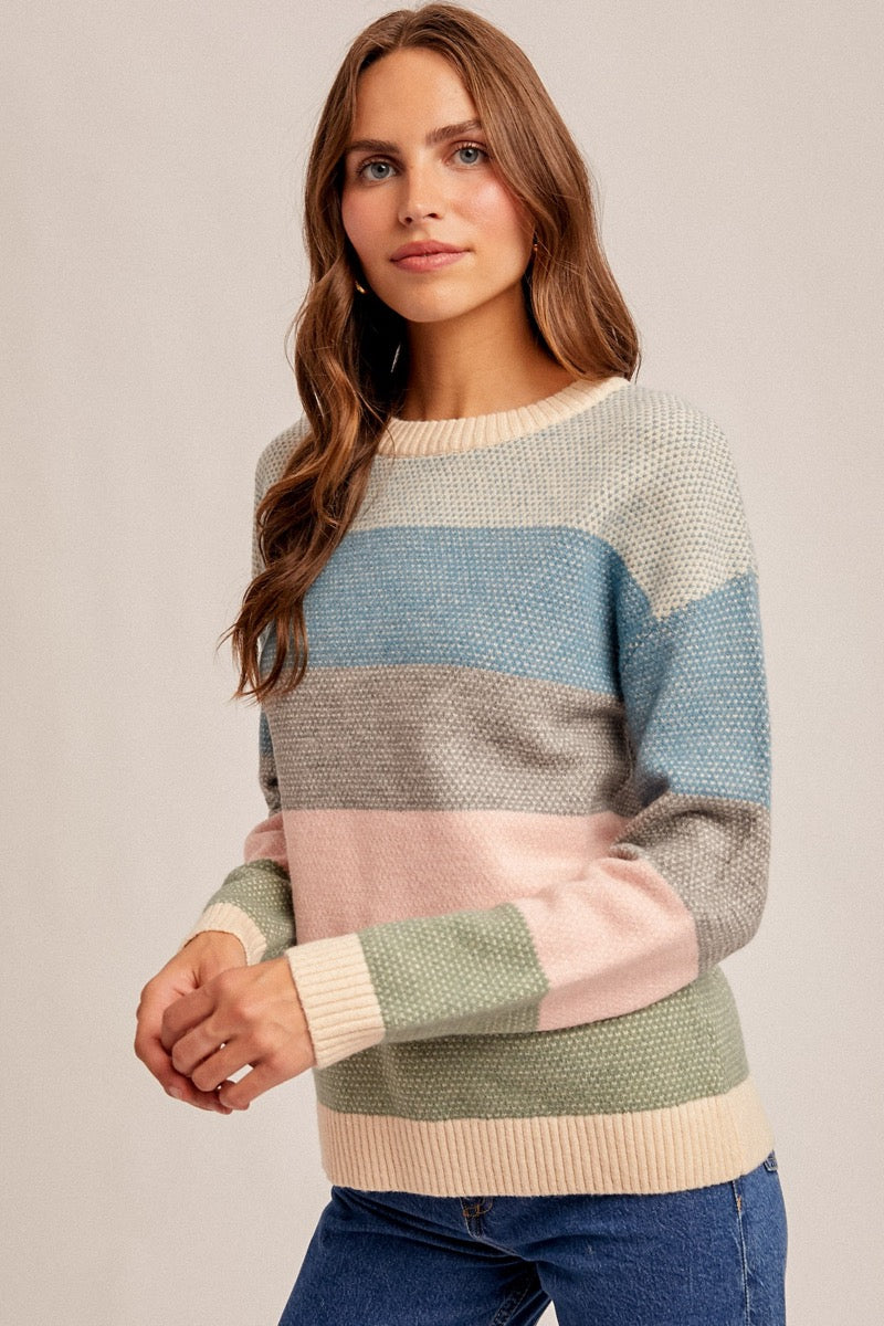 Fiona Colorblock Sweater