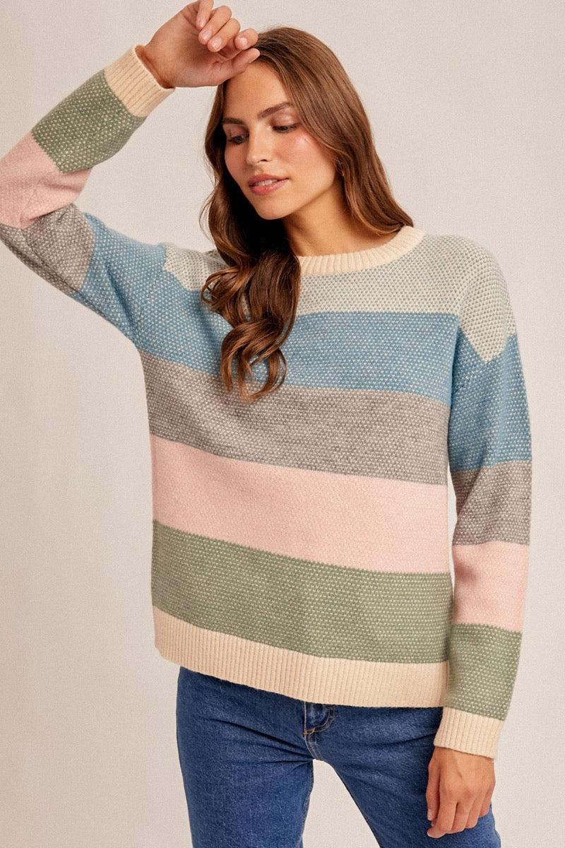Fiona Colorblock Sweater