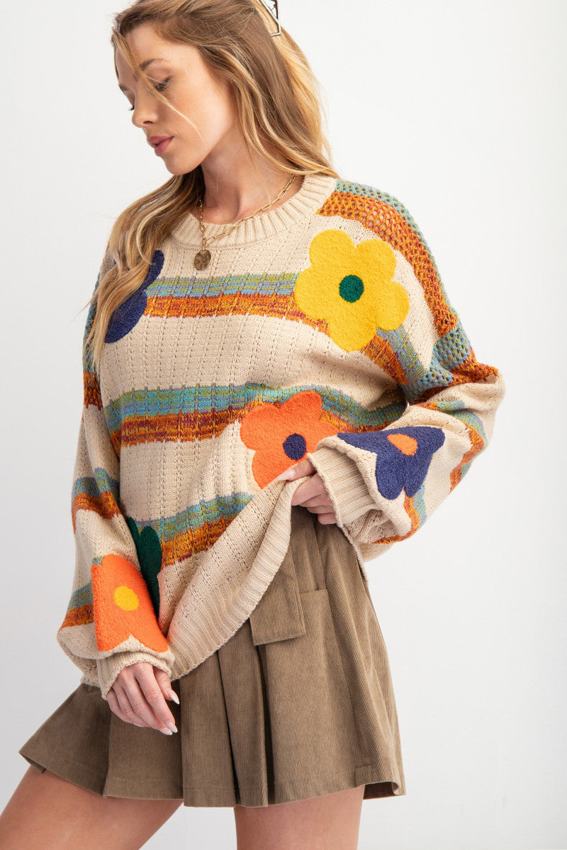 Flower Patch Sweater