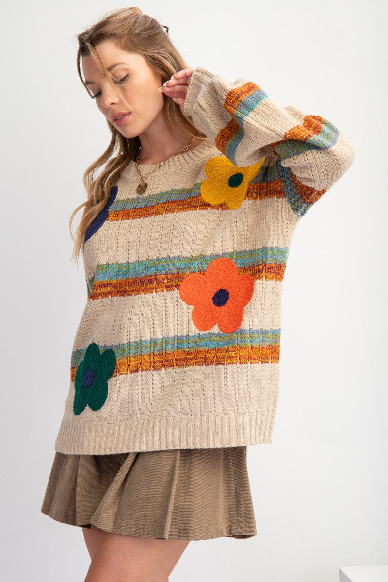 Flower Patch Sweater