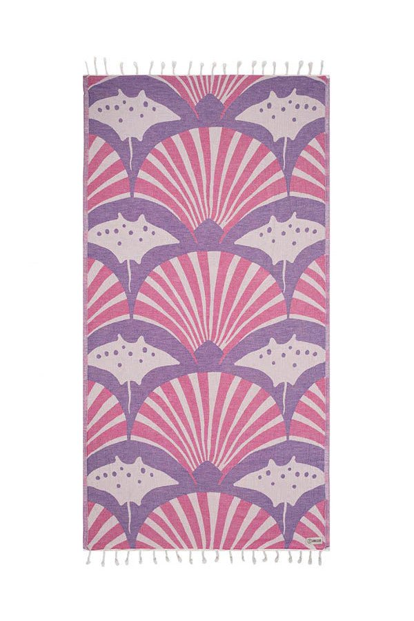 Sandcloud Geo Manta Rays Towel