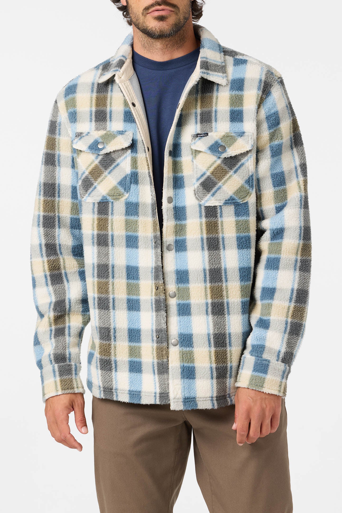 Glacier Plaid High Pile Shirt