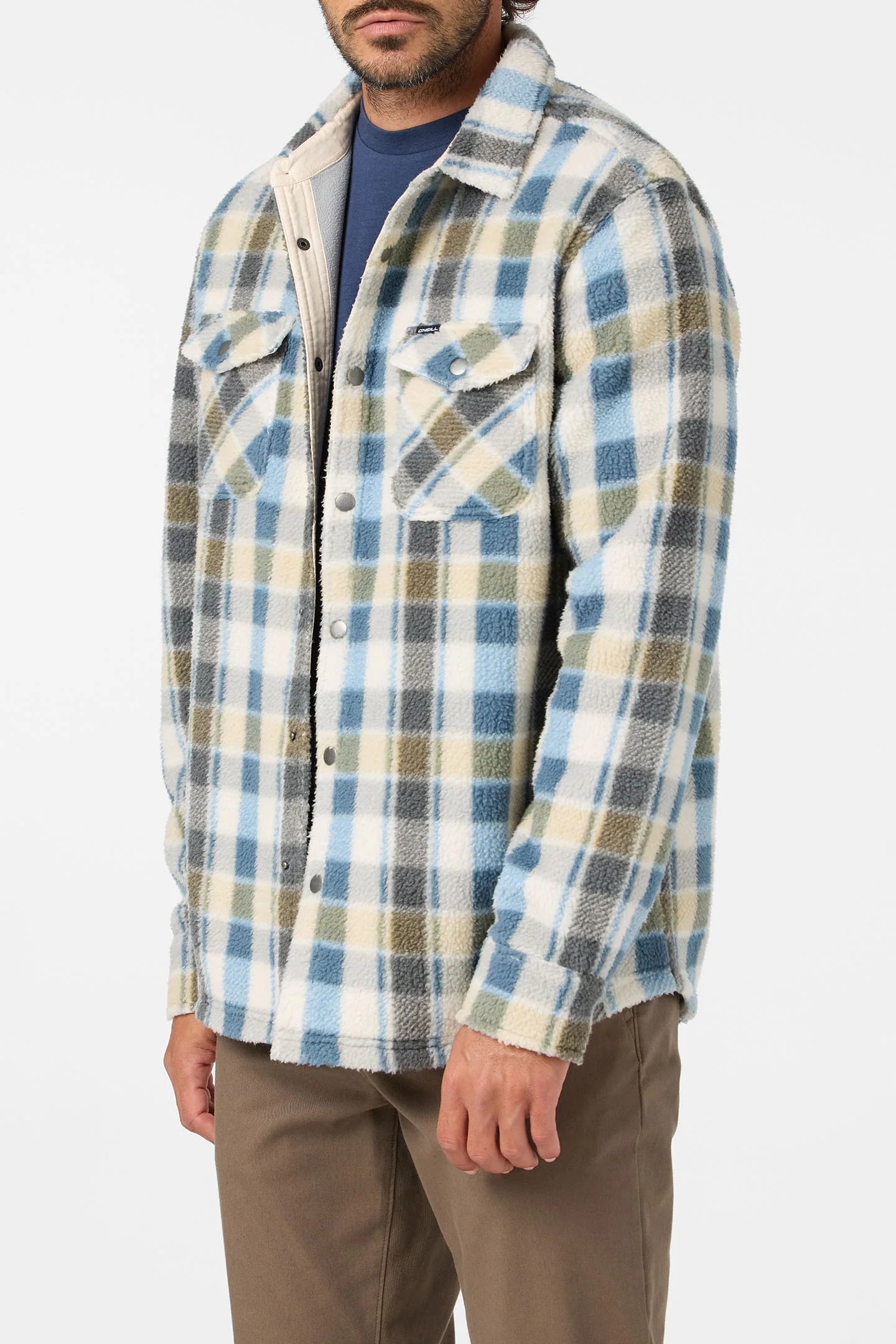 Glacier Plaid High Pile Shirt