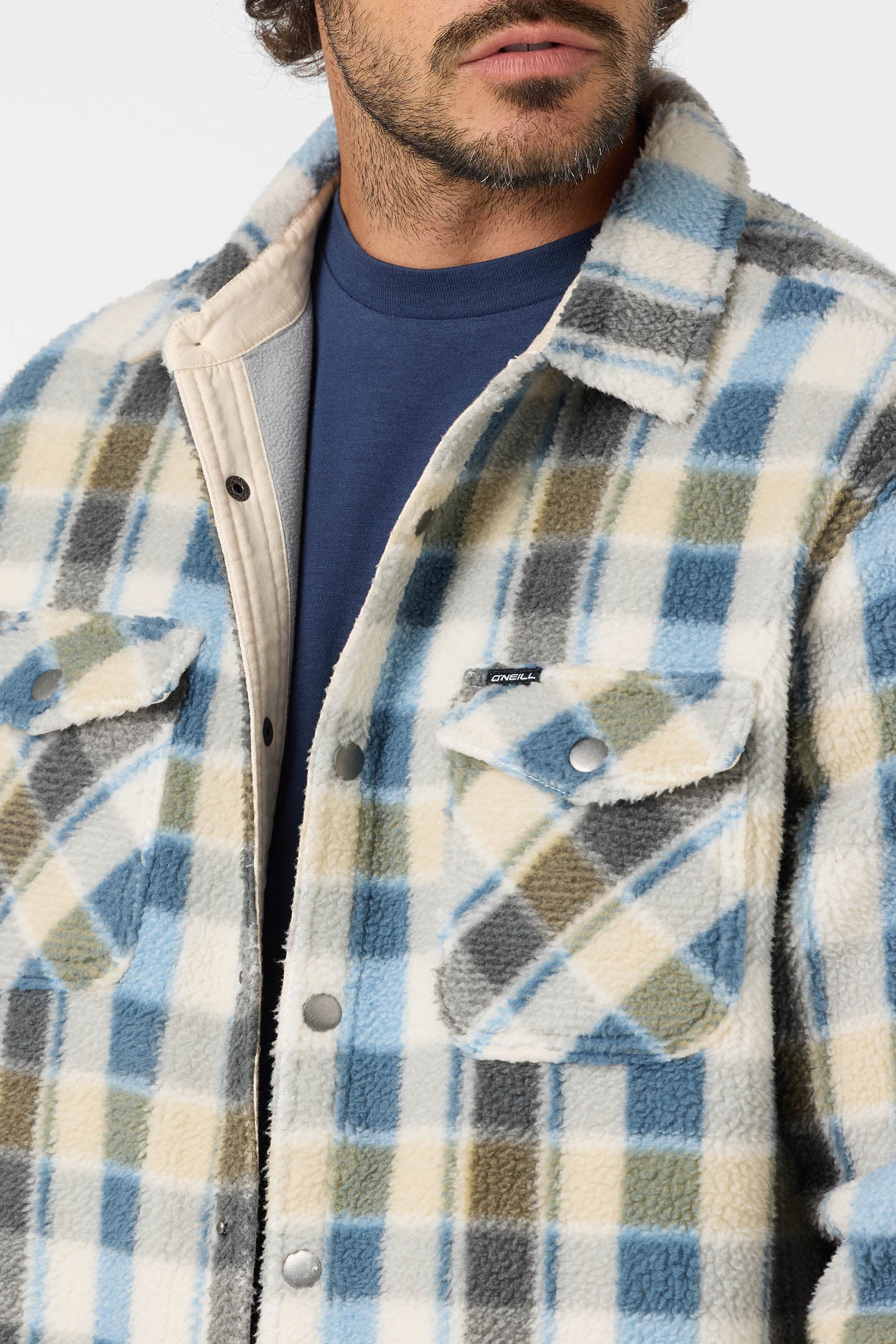 Glacier Plaid High Pile Shirt