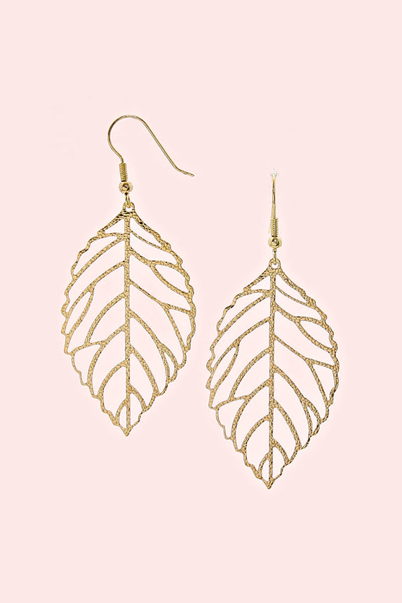 Gold Leaf Earring