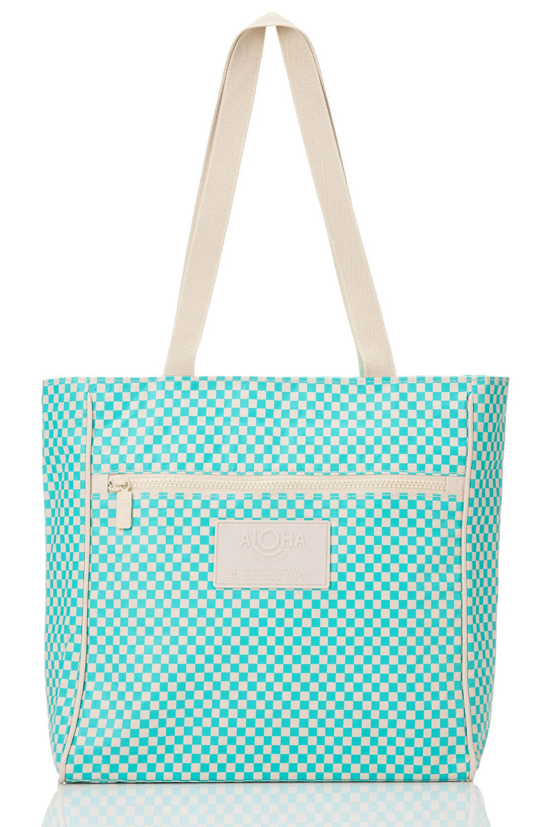 Tiny Check Go-To Tote