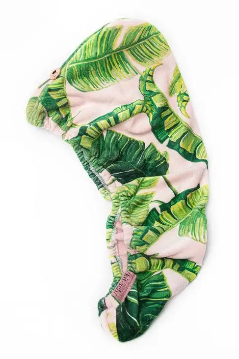 Kitsch Hair Towel - Palm Print