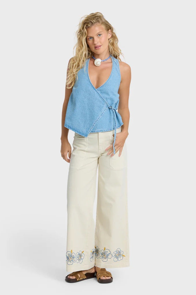 Hibiscus Wave Pants