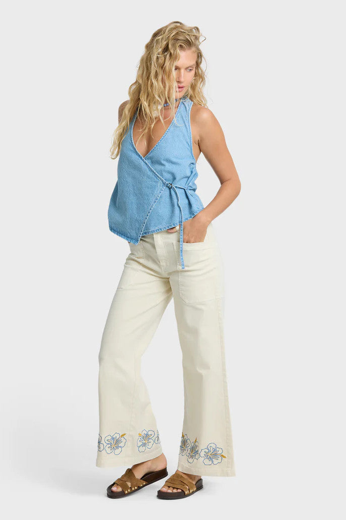 Hibiscus Wave Pants