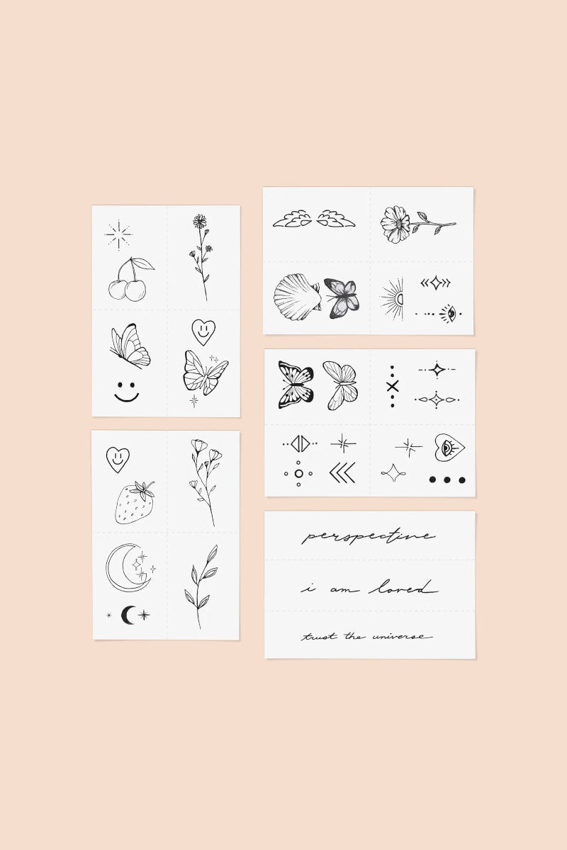 Founders Favs Temporary Tattoos