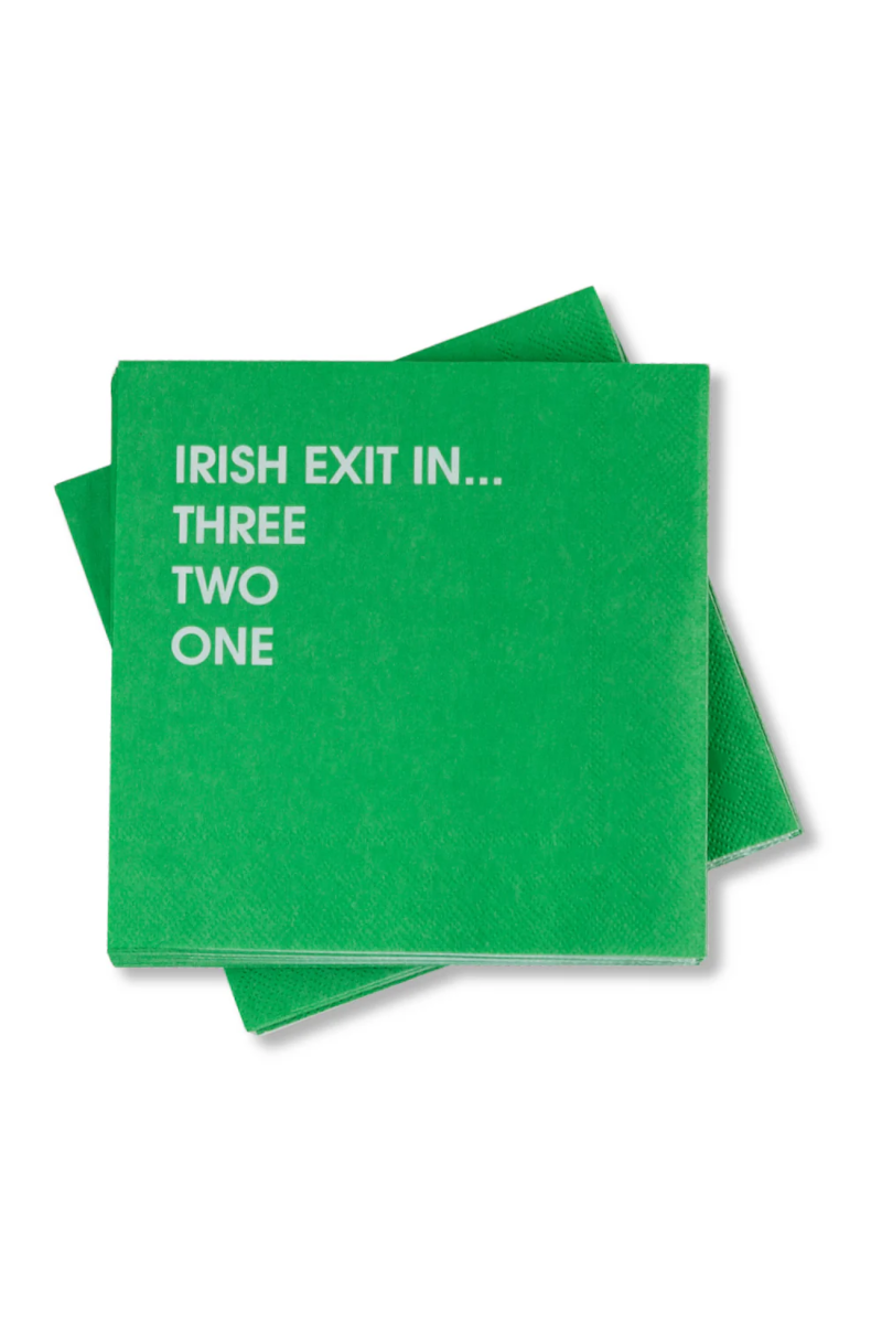 Irish Exit Napkins