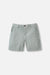 Light blue textured shorts on a white background