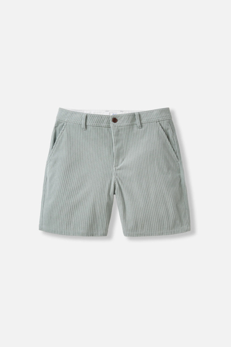 Light blue textured shorts on a white background