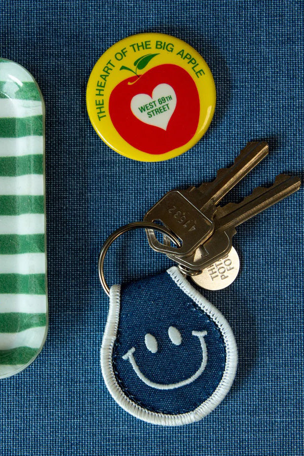 Embroidered Patch Keychain