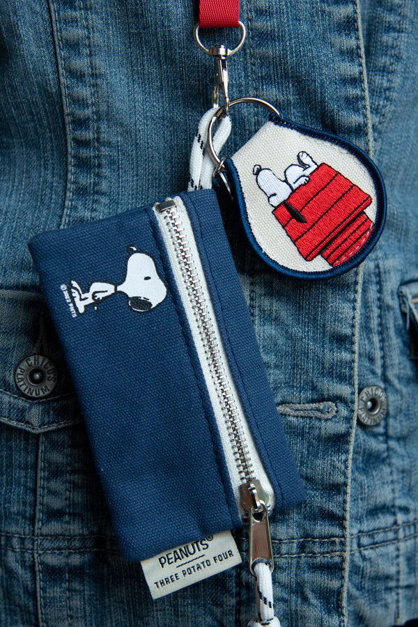 Snoopy Doghouse Patch Keychain