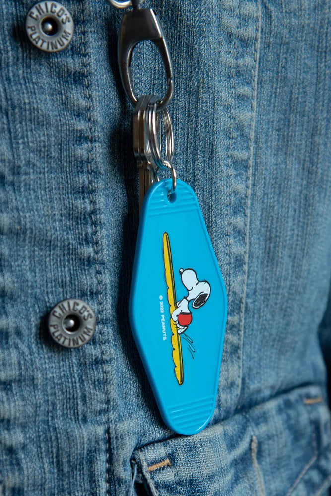 Snoopy Surf Key Tag