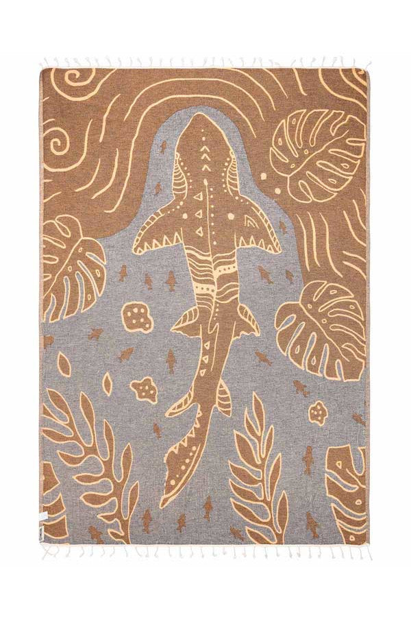 Sandcloud Monstera Shark Large Towel