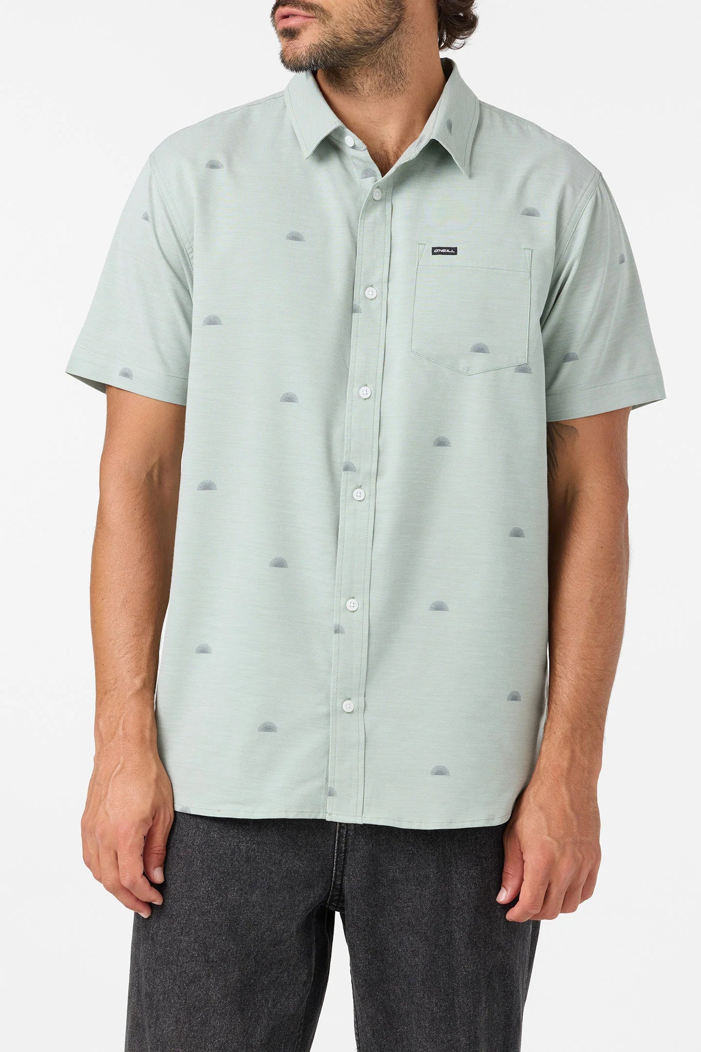Light Check Geo S/S Woven