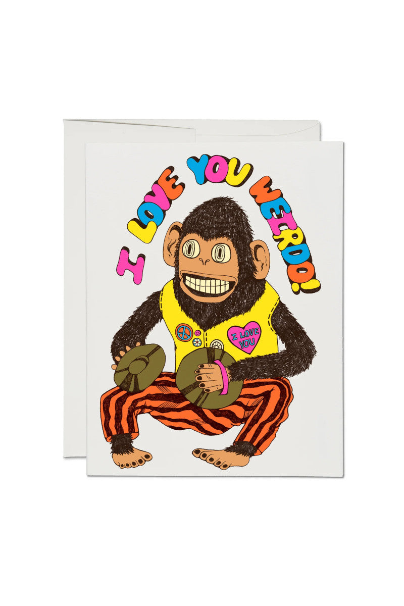 Love You Weirdo Card