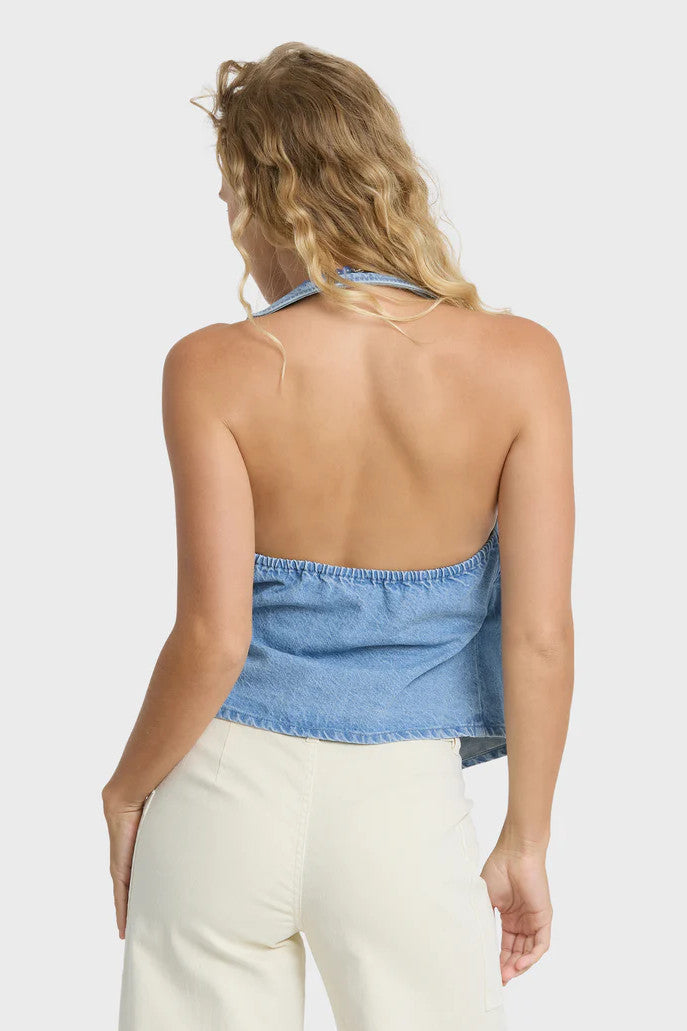 Lyla Saltwashed Halter Top