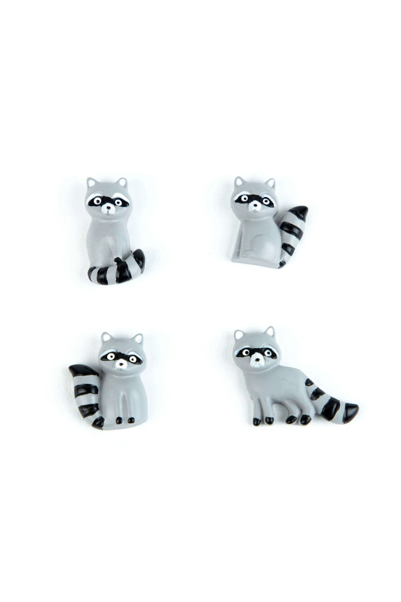 Racoon 4PK Magnets