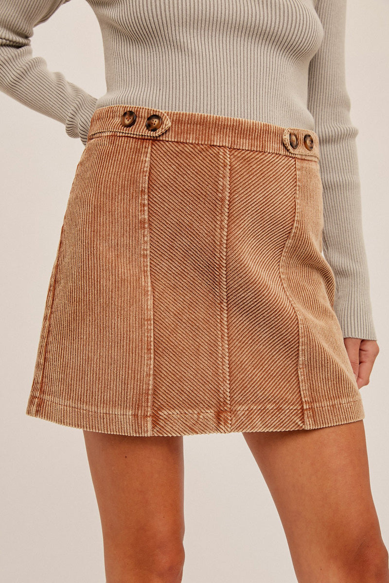 Mellow Cord Skirt